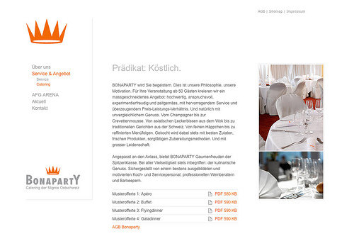 Bonaparty catering fd0001