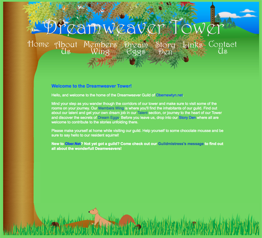 Vanessapriviteradreamweaverguildwebsite