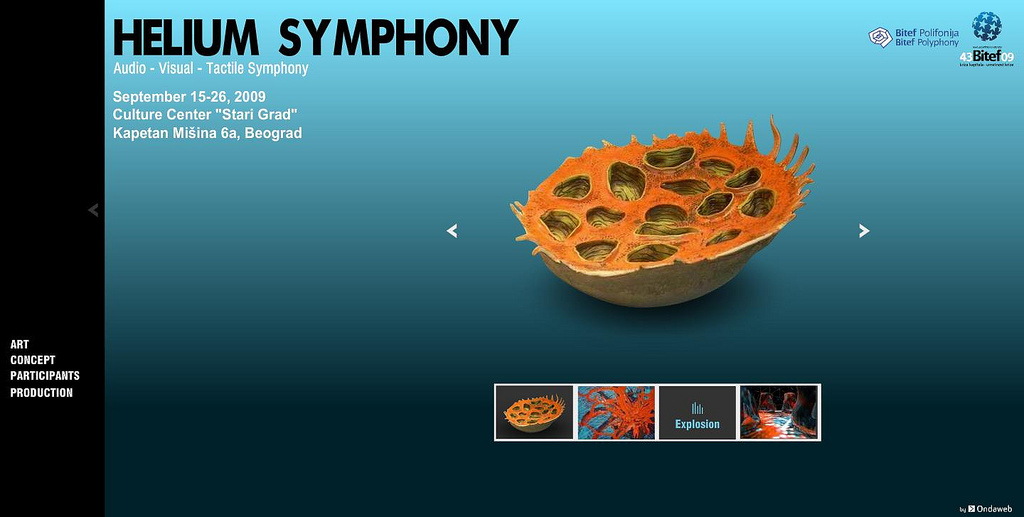 Site helium symphony