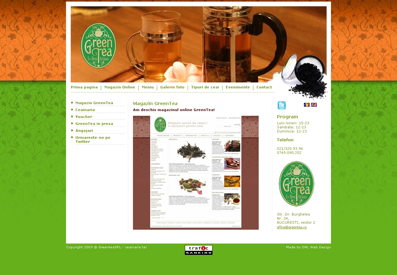 Web design optimizare seo greentea