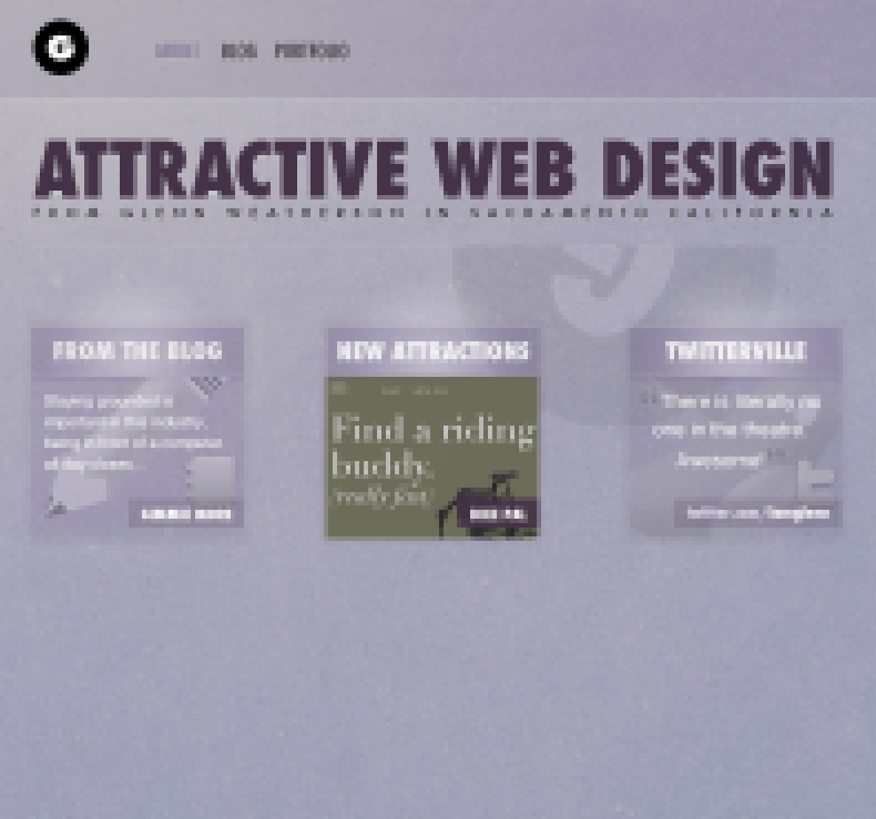 Teaser of personal full site revamp