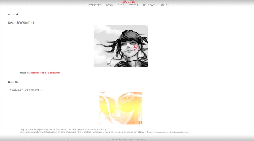 2007 web artsite