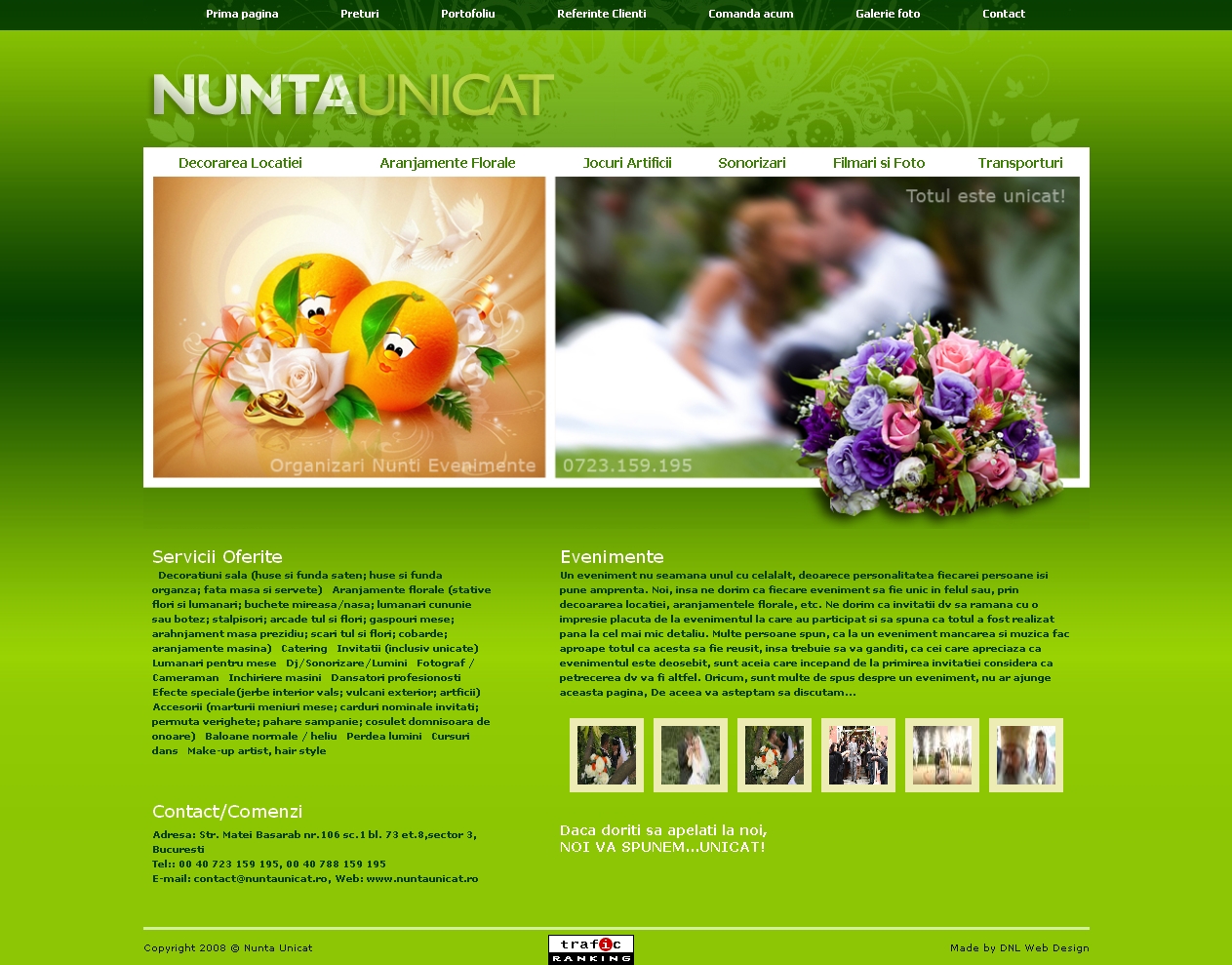 Web design optimizare seo nuntaunicat