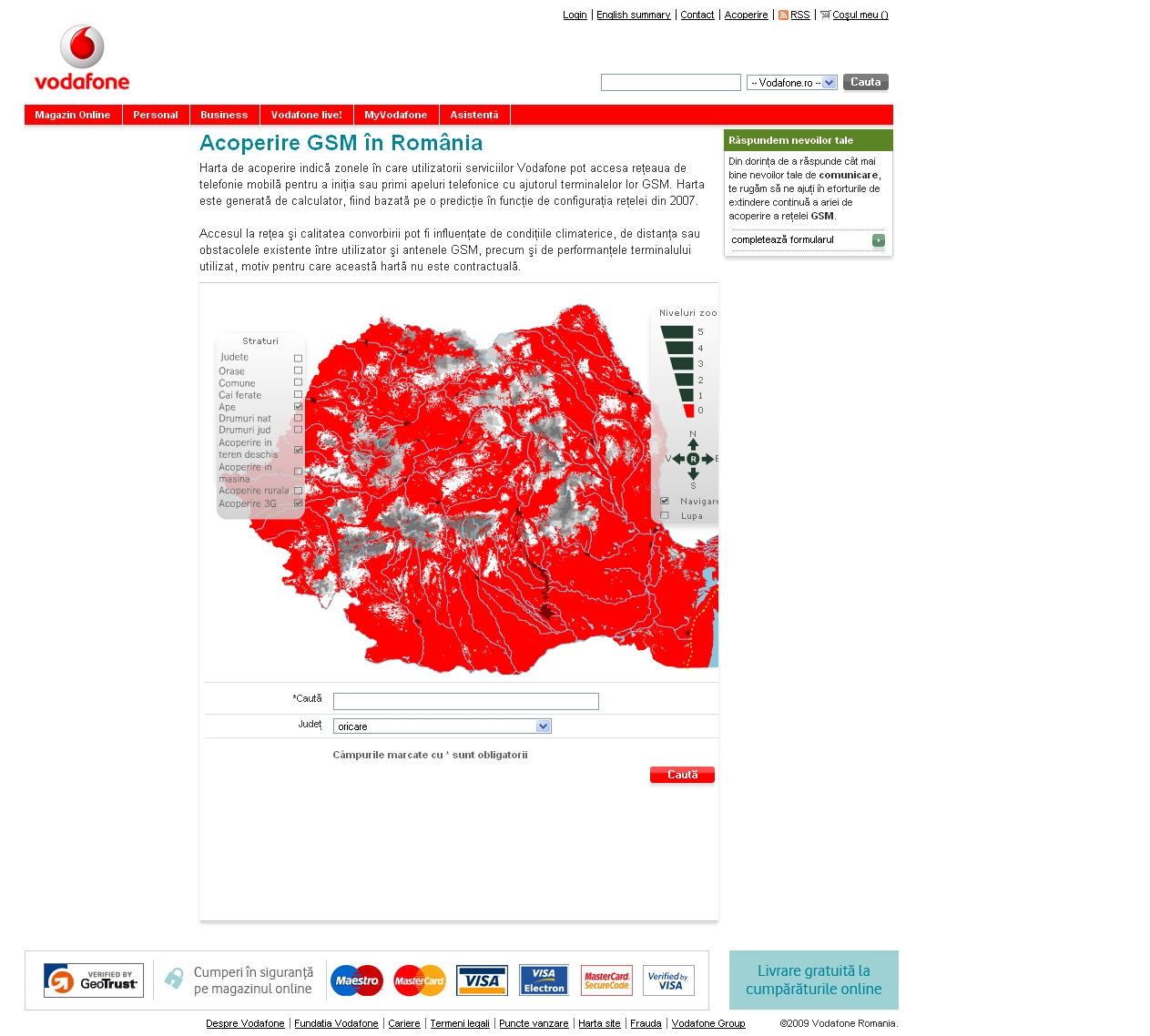 Web design optimizare seo vodafone