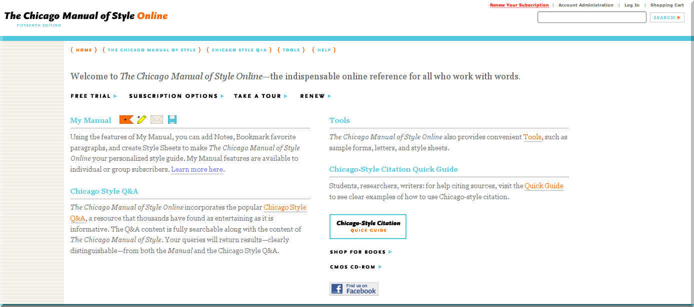 The chicago manual of style online 1260840508013