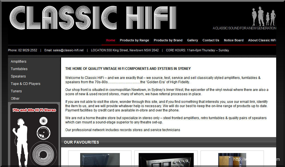 Hi fi systems   hi fi sydney   classic hi fi