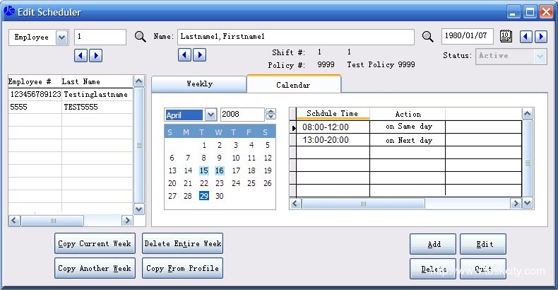 Jta schdule calendar