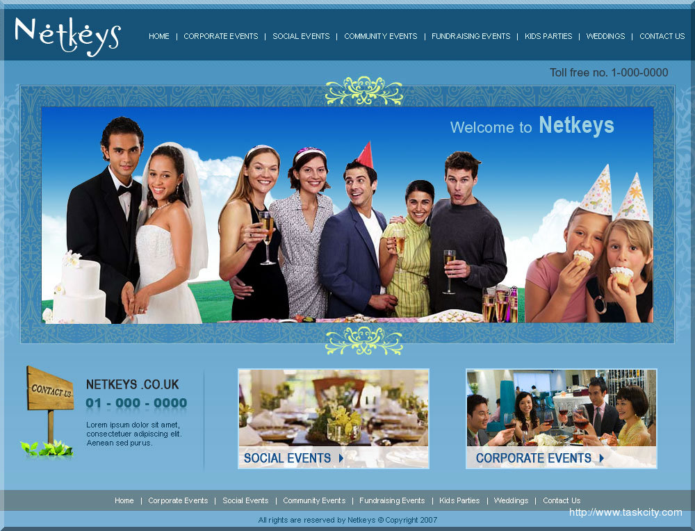 Netkeys design template 9246