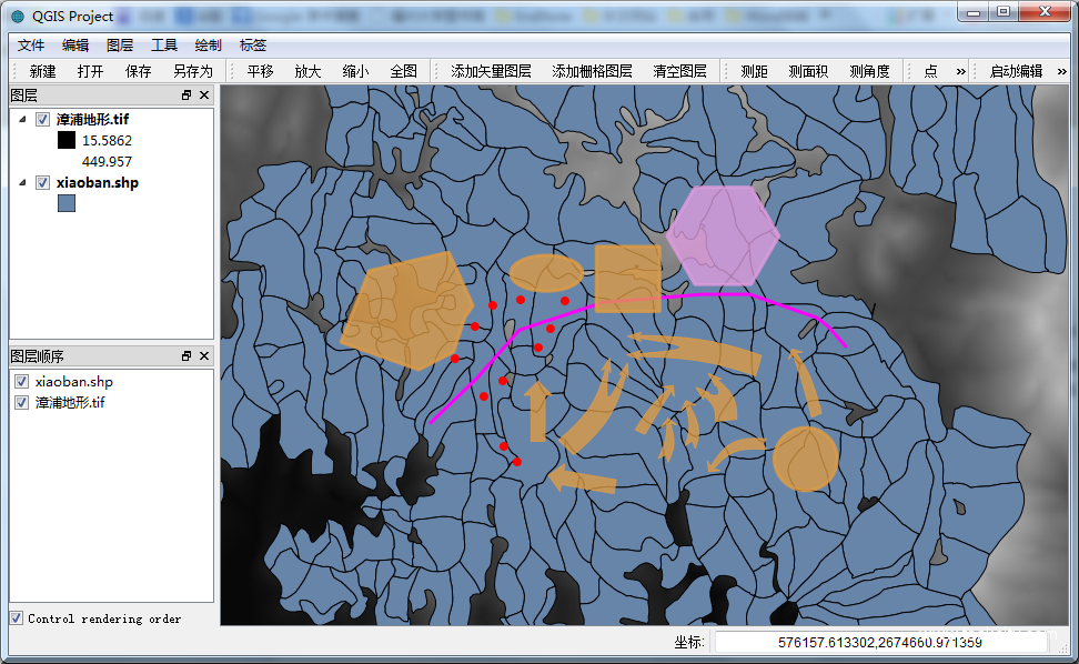 Qgis图形与态势图绘制