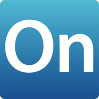 On logo